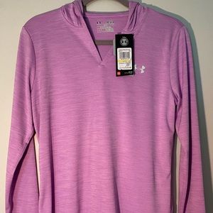 Under Armour heat gear loose fit 3/4 zip w/ hood